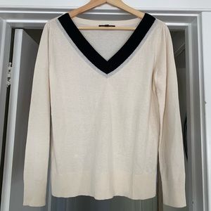 Banana Republic silk cashmere v neck sweater